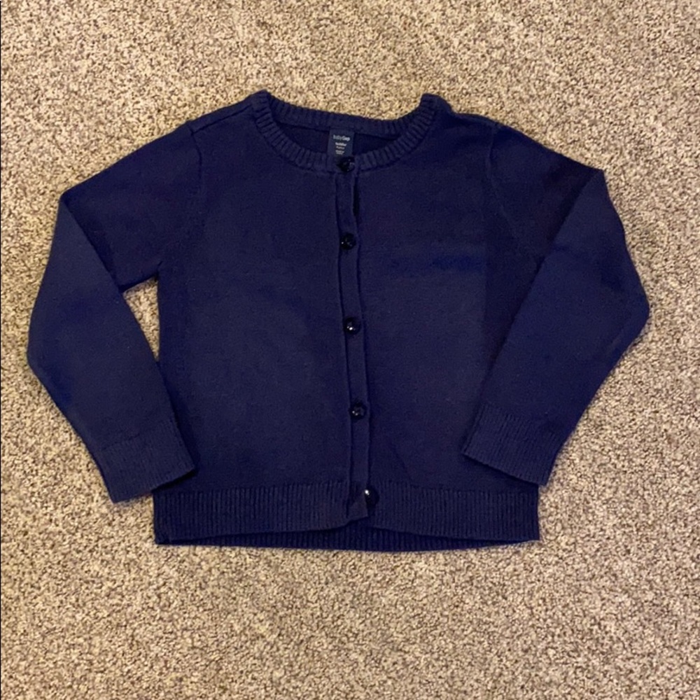 Baby Gap navy blue cardigan